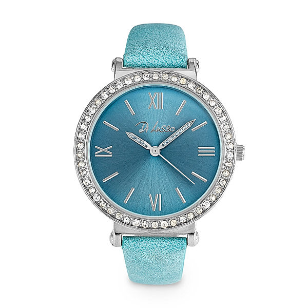 DL Armbanduhr Glamour (Farbe: hellblau)