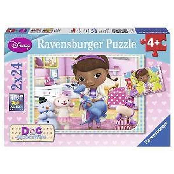 Doc McStuffins Doc McStuffins. Puzzle 2 X 24 Teile