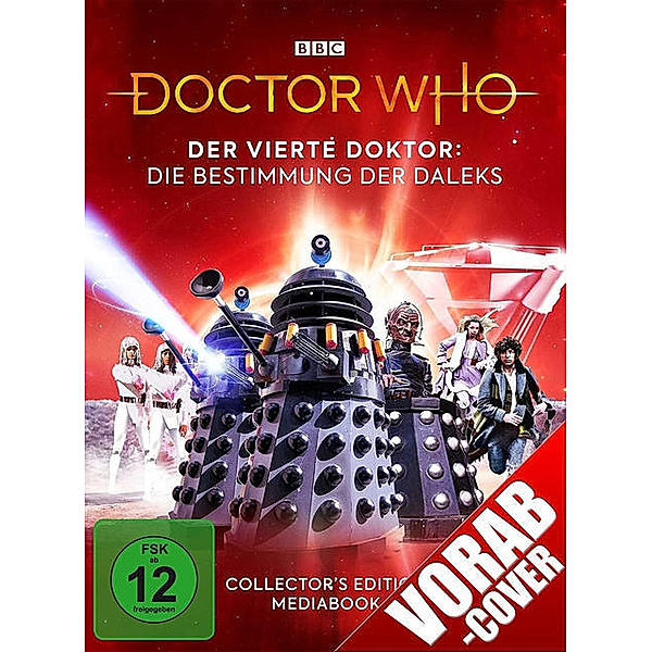 Doctor Who: Der Vierte Doktor - Die Bestimmung der Daleks Limited Mediabook, Tom Baker, Lalla Ward, David Gooderson, Roy Skelton