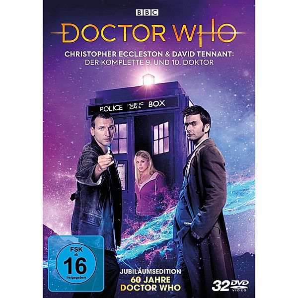 Doctor Who - Die Christopher Eccleston und David Tennant Jahre: Der komplette 9. und 10. Doktor - 60 Jahre Doctor Who Box Limited Edition, David Tennant, Christopher Eccleston