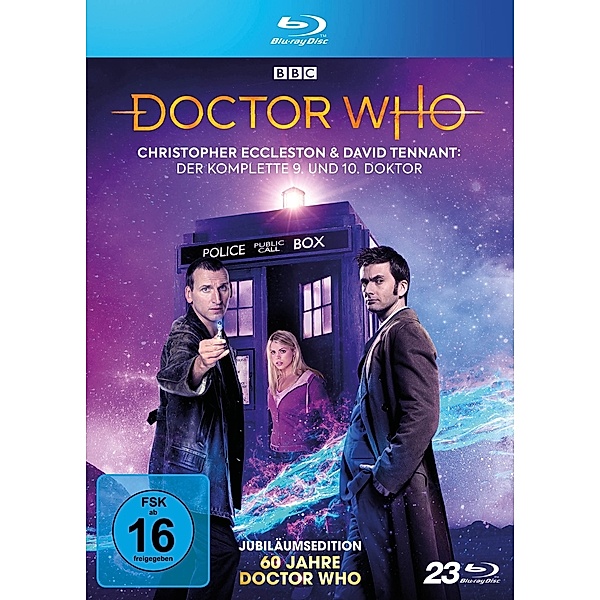 Doctor Who - Die Christopher Eccleston und David Tennant Jahre: Der komplette 9. und 10. Doktor - 60 Jahre Doctor Who Box Limited Edition, David Tennant, Christopher Eccleston