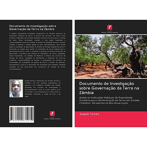 Documento de Investigação sobre Governação da Terra na Zâmbia, Joseph Tembo