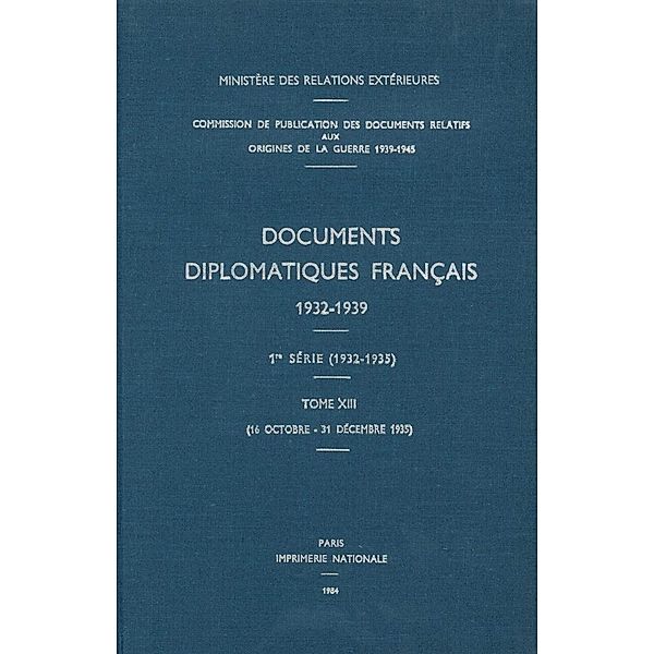 Documents diplomatiques français