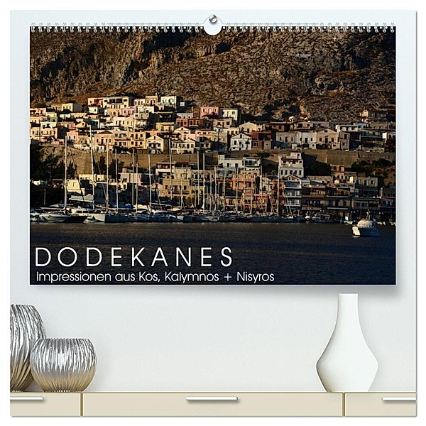 Dodekanes - Impressionen aus Kos, Kalymnos und Nisyros (hochwertiger Premium Wandkalender 2024 DIN A2 quer), Kunstdruck in Hochglanz, Katrin Manz
