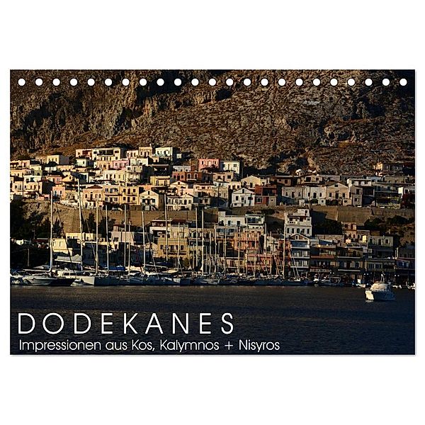 Dodekanes - Impressionen aus Kos, Kalymnos und Nisyros (Tischkalender 2024 DIN A5 quer), CALVENDO Monatskalender, Katrin Manz