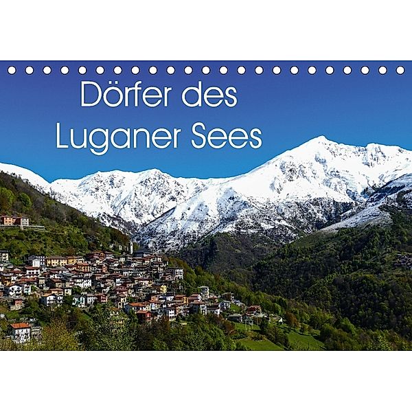 Dörfer des Luganer Sees (Tischkalender 2018 DIN A5 quer), Gabi Hampe
