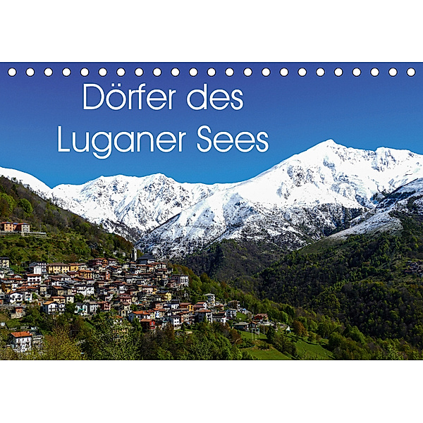 Dörfer des Luganer Sees (Tischkalender 2019 DIN A5 quer), Gabi Hampe