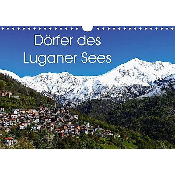 Dörfer des Luganer Sees (Wandkalender 2020 DIN A4 quer), Gabi Hampe
