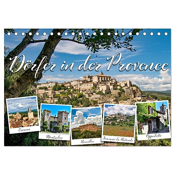 Dörfer in der Provence (Tischkalender 2024 DIN A5 quer), CALVENDO Monatskalender, Reinhold Ratzer
