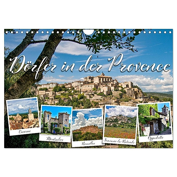 Dörfer in der Provence (Wandkalender 2025 DIN A4 quer), CALVENDO Monatskalender, Calvendo, Reinhold Ratzer