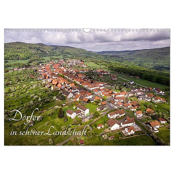 Dörfer in schöner Landschaft (Wandkalender 2024 DIN A3 quer), CALVENDO Monatskalender, Manfred Hempe