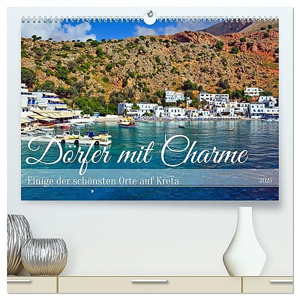 Dörfer mit Charme (hochwertiger Premium Wandkalender 2025 DIN A2 quer), Kunstdruck in Hochglanz, Calvendo, Claudia Kleemann