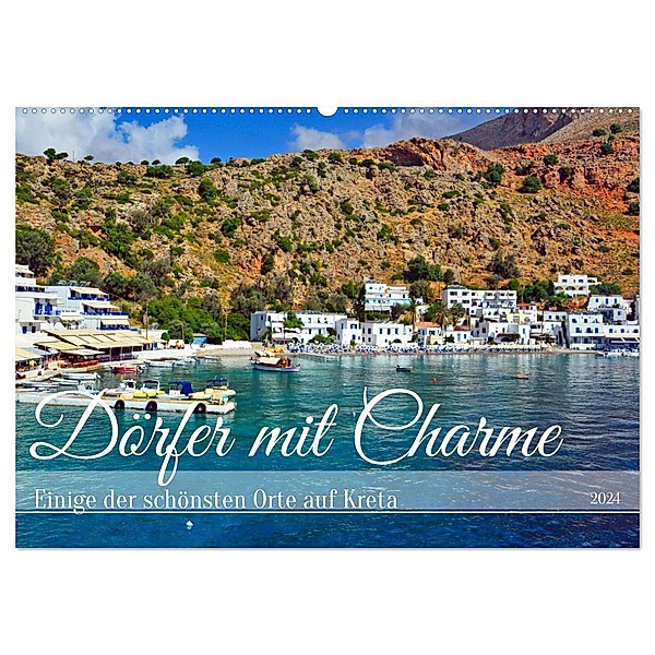 Dörfer mit Charme (Wandkalender 2024 DIN A2 quer), CALVENDO Monatskalender, Claudia Kleemann