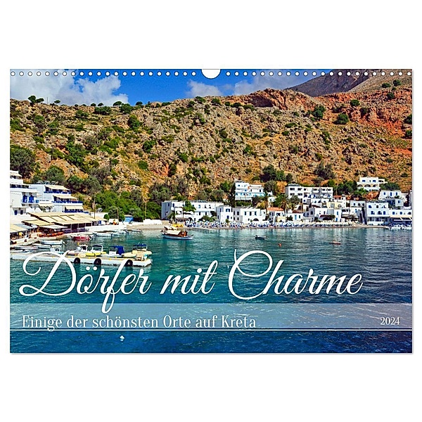 Dörfer mit Charme (Wandkalender 2024 DIN A3 quer), CALVENDO Monatskalender, Claudia Kleemann
