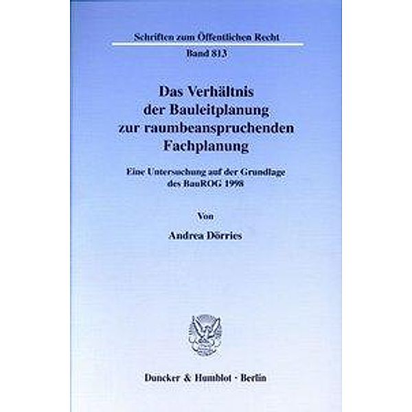 Dörries, A: Verhältnis der Bauleitplanung, Andrea Dörries