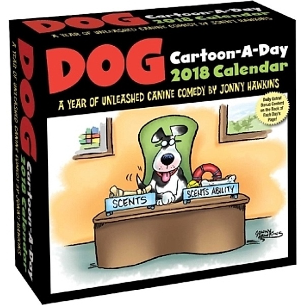 Dog Cartoon-A-Day 2018 Calendar, Jonny Hawkins