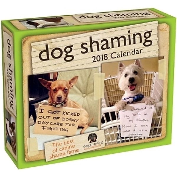 Dog Shaming 2018 Day-to-Day Calendar, Pascale Lemire