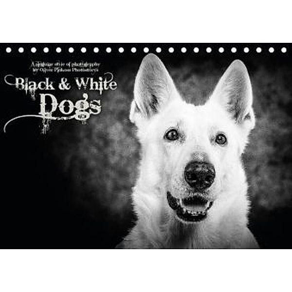 Dogs - Black & White (Tischkalender 2015 DIN A5 quer), Oliver Pinkoss