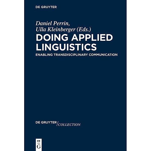 Doing Applied Linguistics