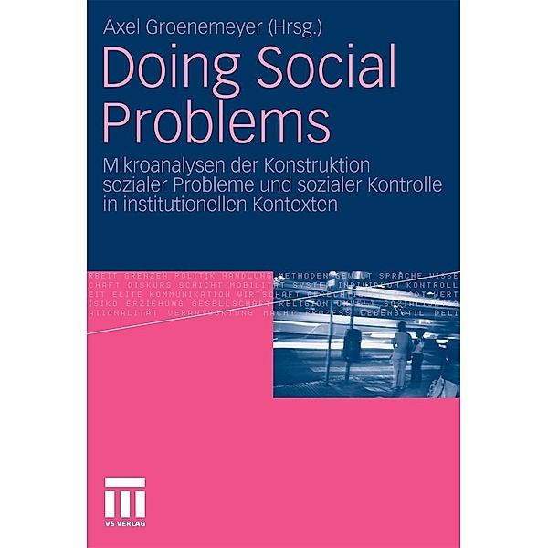 Doing Social Problems, Axel Groenemeyer