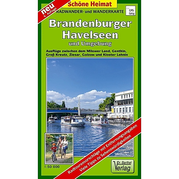 Doktor Barthel Karte Brandenburger Havelseen und Umgebung