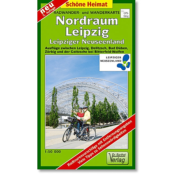 Doktor Barthel Karte Nordraum Leipzig. Leipziger Neuseenland