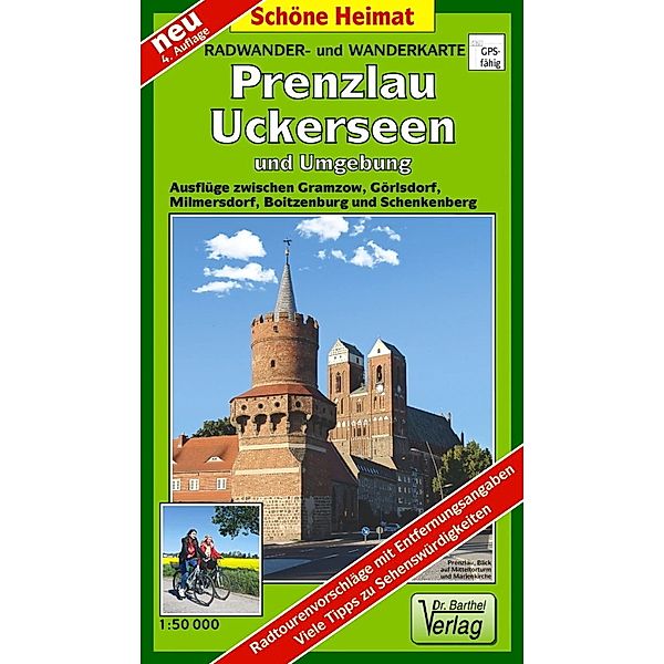 Doktor Barthel Karte Prenzlau, Uckerseen und Umgebung