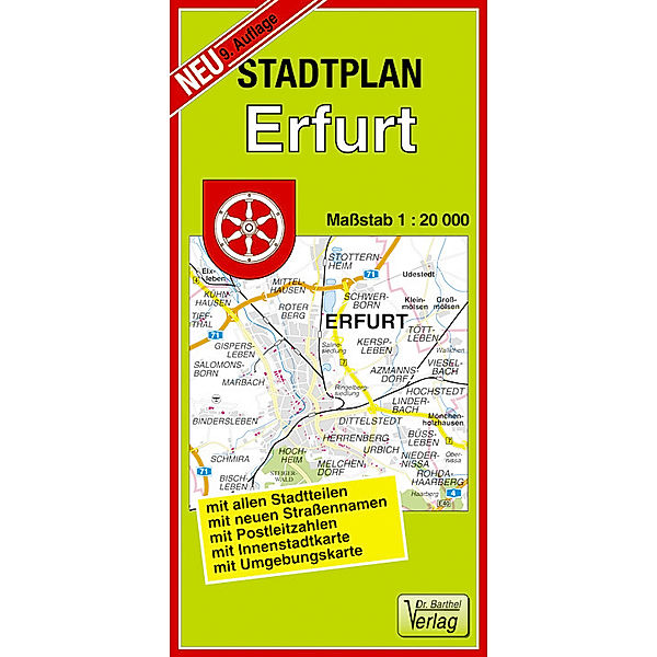 Doktor Barthel Stadtplan Erfurt
