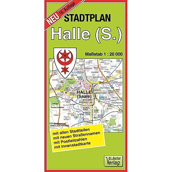 Doktor Barthel Stadtplan Halle (S.)