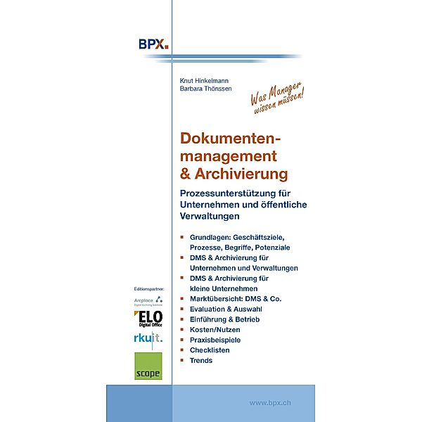 Dokumentenmanagement & Archivierung, Knut Hinkelmann