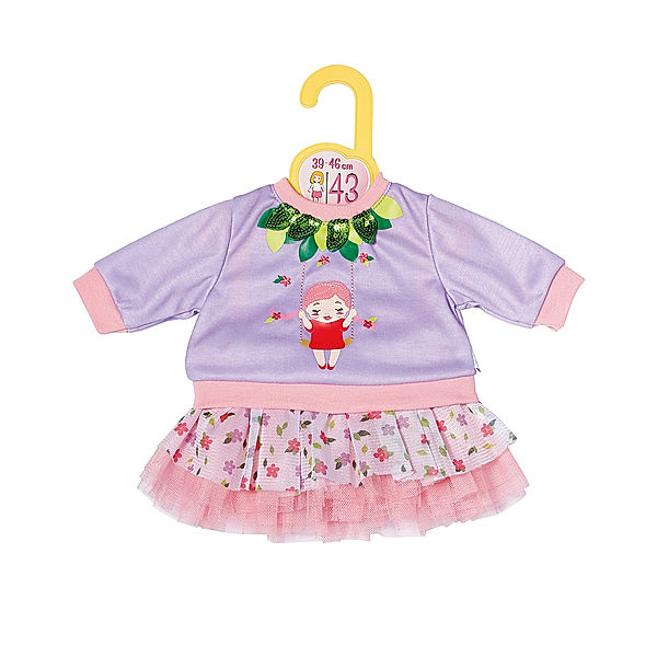 Zapf Dolly Moda Pullover & Tutu BAUMSCHAUKEL (43cm)