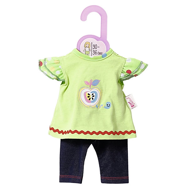 Zapf Dolly Moda® Puppenkleidung-Set SHIRT APFEL 2-teilig (36cm)