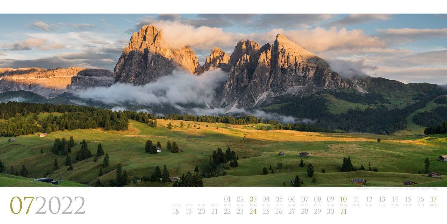 Dolomiten 2022 - Kalender jetzt günstig bei Weltbild.ch bestellen