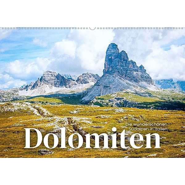 Dolomiten - Die wunderschönen Südalpen in Italien. (Wandkalender 2023 DIN A2 quer), SF