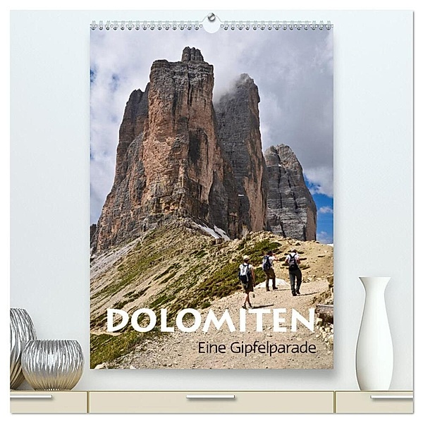 Dolomiten - Eine Gipfelparade (hochwertiger Premium Wandkalender 2024 DIN A2 hoch), Kunstdruck in Hochglanz, Joachim Barig Computergrafik · Satz · Layout · Fotografie www.barig.de (C) Joachim Barig all rights reserved