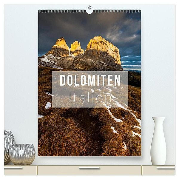 Dolomiten. Italien (hochwertiger Premium Wandkalender 2025 DIN A2 hoch), Kunstdruck in Hochglanz, Calvendo, Mikolaj Gospodarek