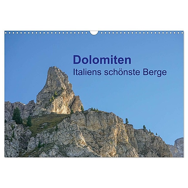 Dolomiten Italiens schönste Berge (Wandkalender 2024 DIN A3 quer), CALVENDO Monatskalender, Tom Czermak