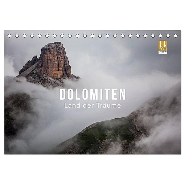 Dolomiten - Land der Träume (Tischkalender 2024 DIN A5 quer), CALVENDO Monatskalender, Mikolaj Gospodarek