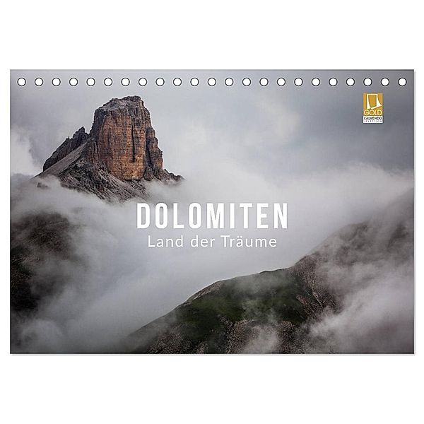 Dolomiten - Land der Träume (Tischkalender 2025 DIN A5 quer), CALVENDO Monatskalender, Calvendo, Mikolaj Gospodarek