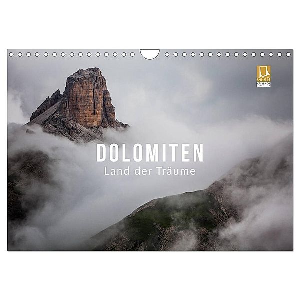 Dolomiten - Land der Träume (Wandkalender 2024 DIN A4 quer), CALVENDO Monatskalender, Mikolaj Gospodarek