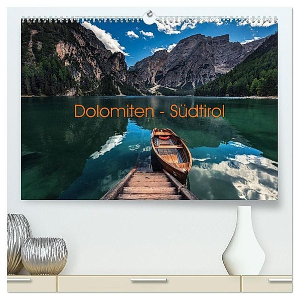 Dolomiten - Südtirol (hochwertiger Premium Wandkalender 2025 DIN A2 quer), Kunstdruck in Hochglanz, Calvendo, Jean Claude Castor I 030mm-photography