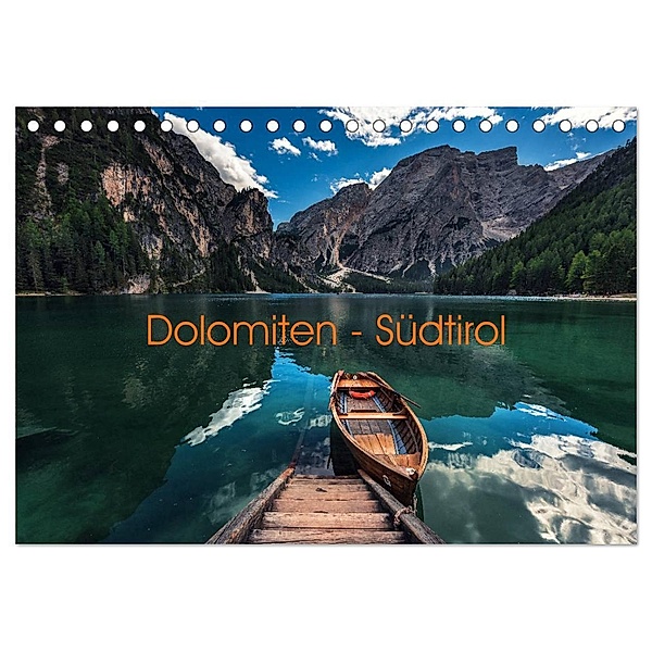 Dolomiten - Südtirol (Tischkalender 2024 DIN A5 quer), CALVENDO Monatskalender, Jean Claude Castor I 030mm-photography