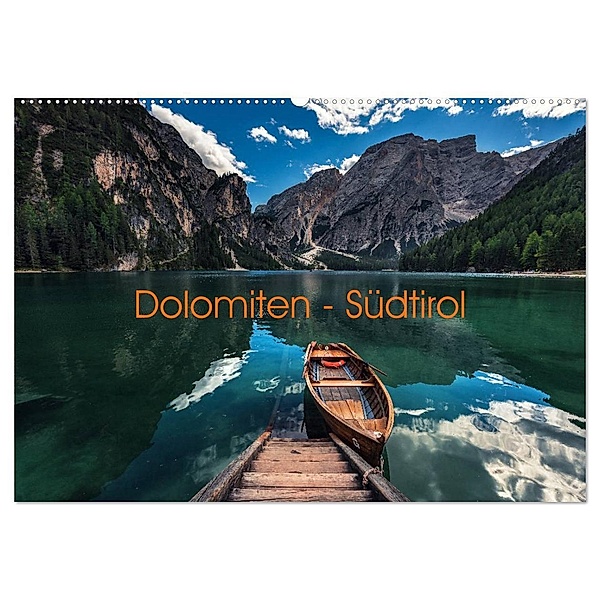 Dolomiten - Südtirol (Wandkalender 2024 DIN A2 quer), CALVENDO Monatskalender, Jean Claude Castor I 030mm-photography