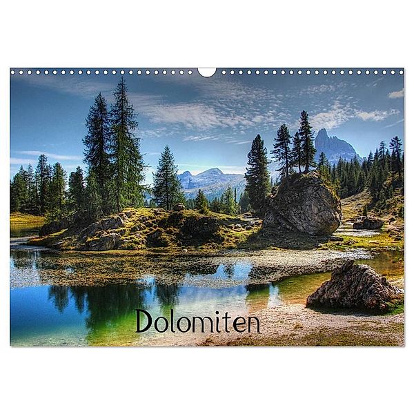 dolomiten (Wandkalender 2024 DIN A3 quer), CALVENDO Monatskalender, kordi@uwe vahle