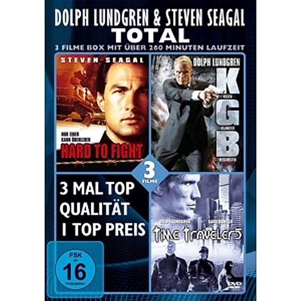 Dolph Lundgren & Steven Seagal TOTAL-BOX, Lundgren, Seagal, Daniels, Svenson, Various
