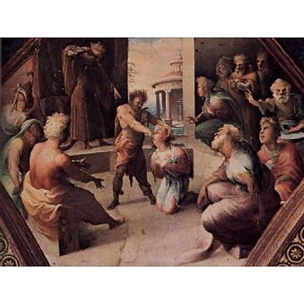 Domenico Beccafumi - Freskenzyklus im Palazzo Bindi Segardi, Das Opfer des Seleukus von Lokris - 2.000 Teile (Puzzle)
