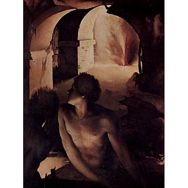 Domenico Beccafumi - Inferno, Detail: Verdammter - 1.000 Teile (Puzzle)