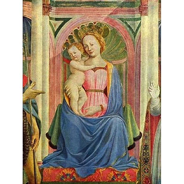 Domenico Veneziano - Marienaltar, Szene: Maria mit Kind und Heiligen, Detail - 2.000 Teile (Puzzle)