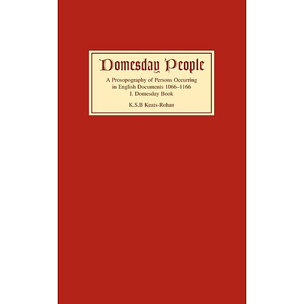 Domesday People, K S B Keats-Rohan