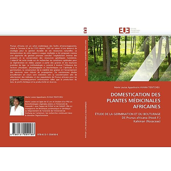 Domestication des plantes medicinales africaines, Marie L. A. Avana Tientcheu